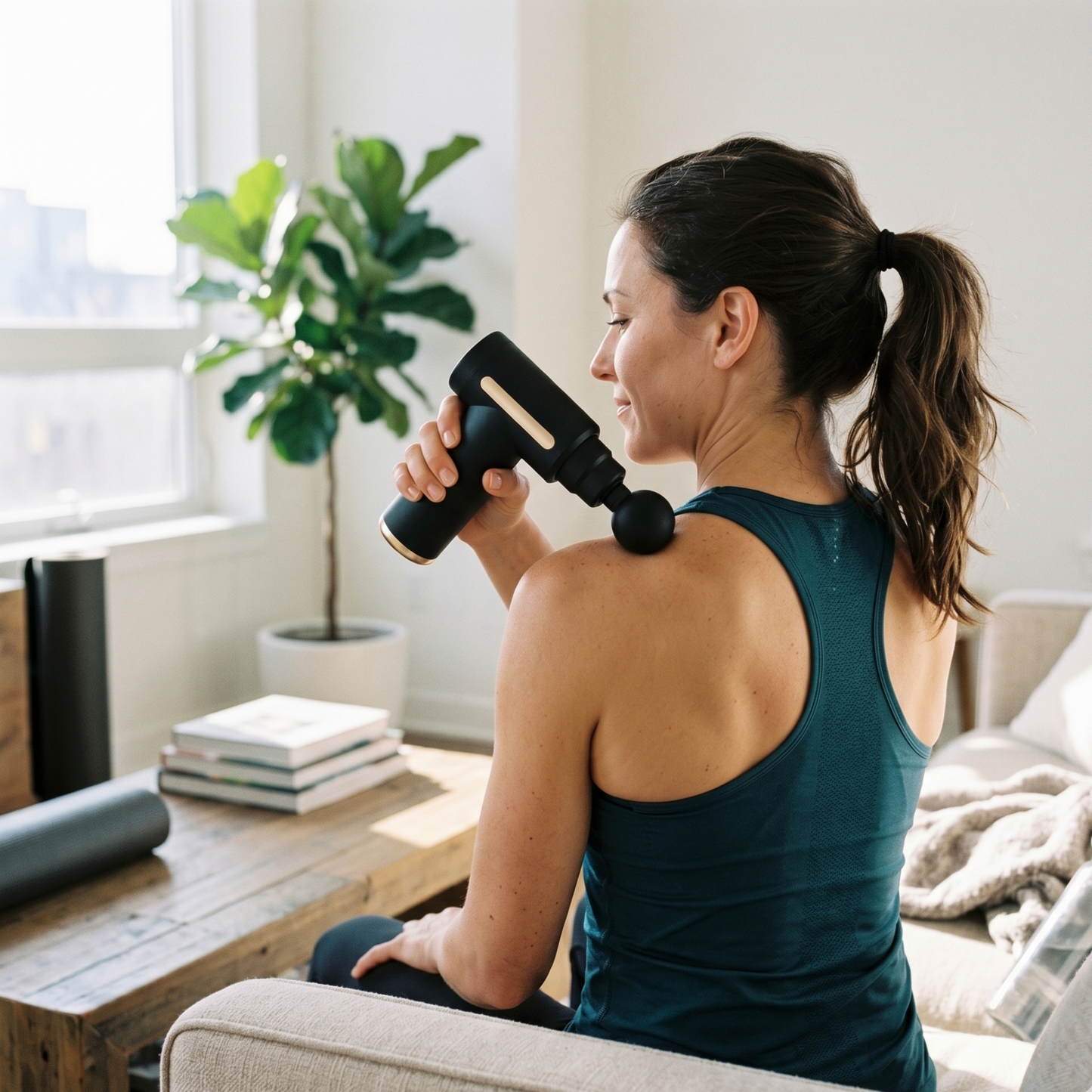 Deep Tissue Percussion Massage Gun — Professional Muscle Massager for Pain Relief & Recovery