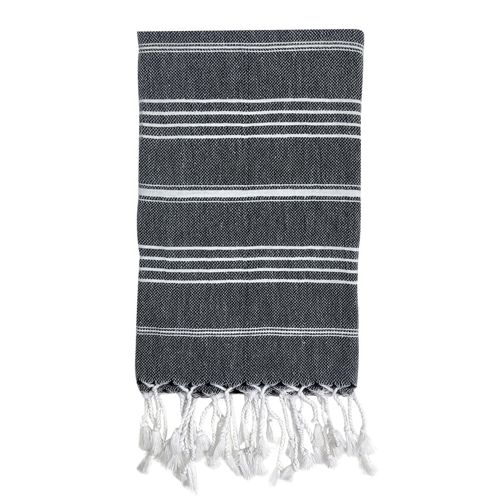 Classic Turkish Hand Towel — Premium Absorbent Quick-Dry Towel for Kitchen & Bathroom
