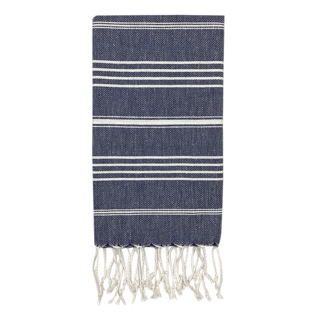 Classic Turkish Hand Towel — Premium Absorbent Quick-Dry Towel for Kitchen & Bathroom