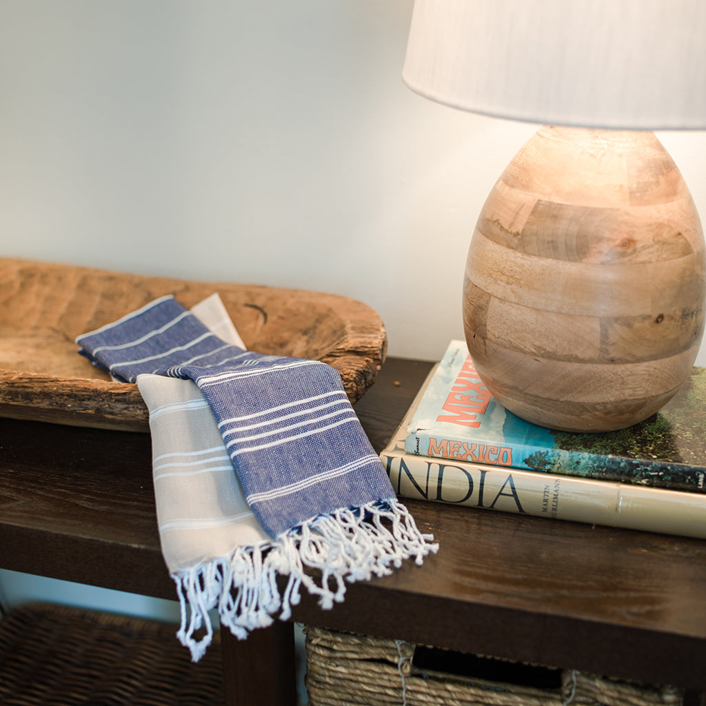 Classic Turkish Hand Towel — Premium Absorbent Quick-Dry Towel for Kitchen & Bathroom